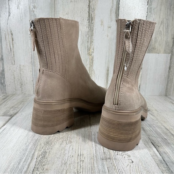 Dolce Vita Martey H2O Taupe Suede Chunky Boots #217 - Picture 6 of 12